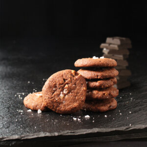 Salted Chocolate Chips Cookies