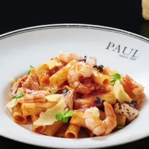 Rigatoni with Salmon & Prawn