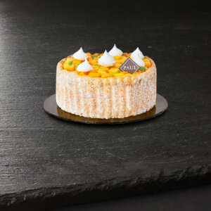 Mango Coconut Charlotte Cake - 15 cm