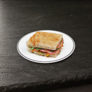 Beef Pastrami Focaccia Sandwich