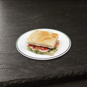 Chicken Slices Focaccia Sandwich